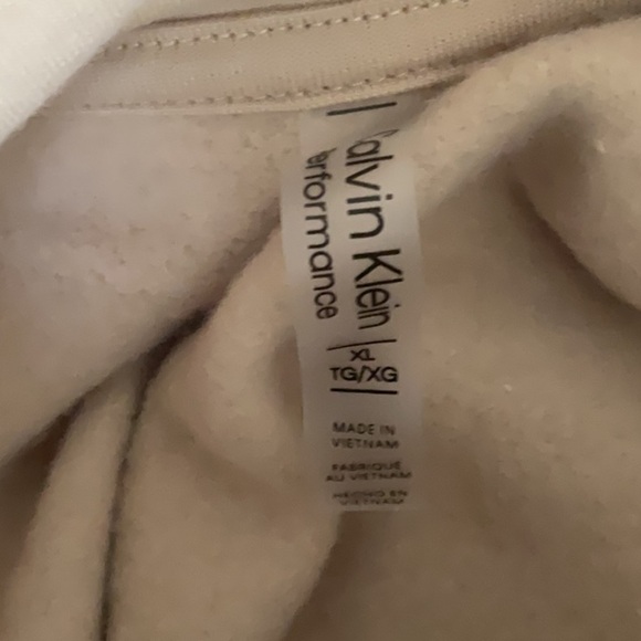 Calvin Klein Tan Hoodie Sweatshirt performance - Picture 5 of 6